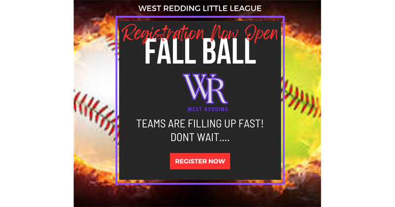 Fall Ball Registration Now Open