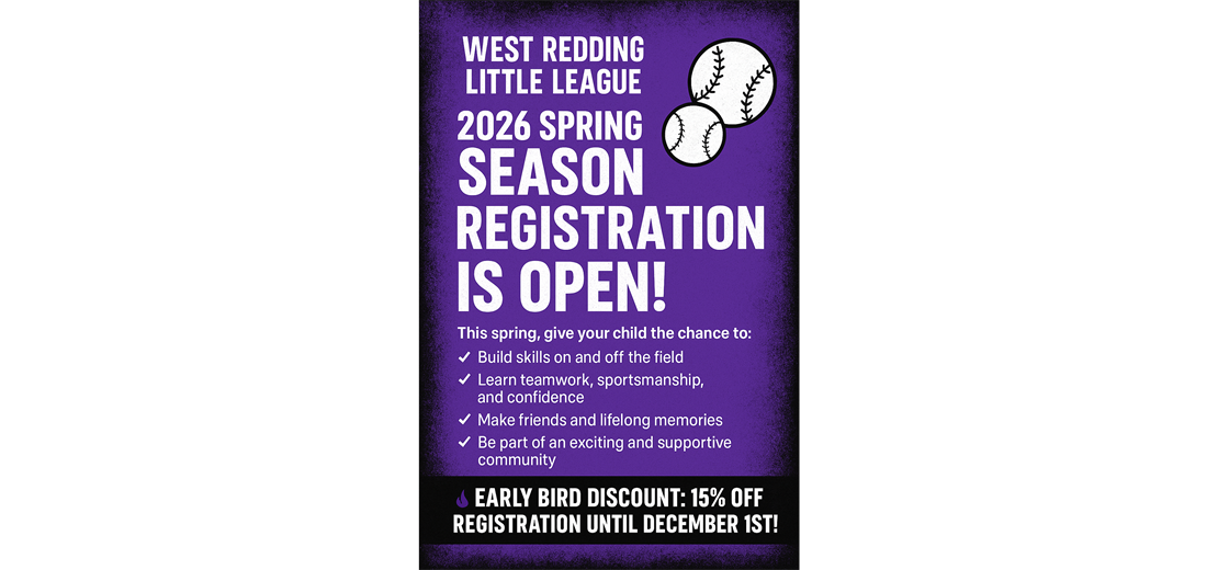 SPRING REGISTRATION OPENS OCTOBER 1st